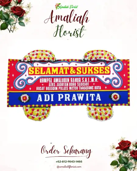 Papan Bunga Ucapan Selamat Silado