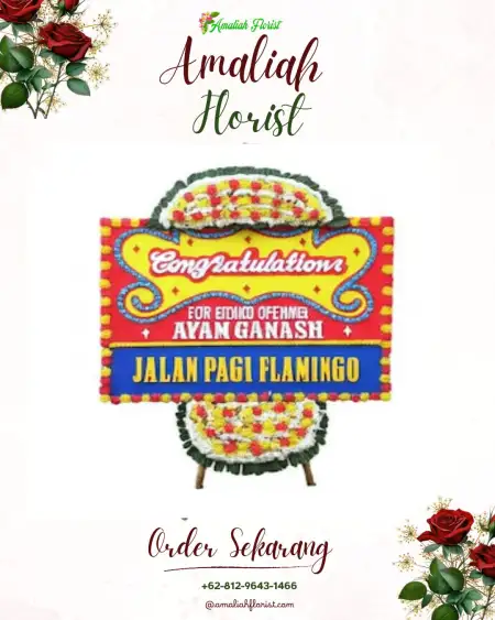 Sewa Papan Bunga Silado